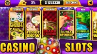 Fidget io Spinner - Casino Slots & Slot Machines Screen Shot 0