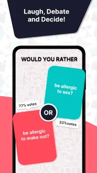Would You Rather? Party Game Screen Shot 5