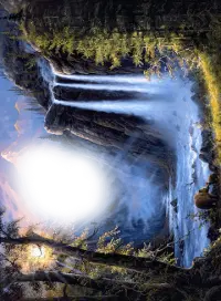 Waterfall Photo Frames Screen Shot 2