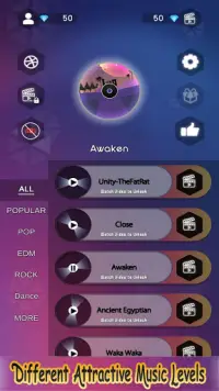 Ubin Ajaib Hop 3D EDM Rush! Game Musik Selamanya Screen Shot 8