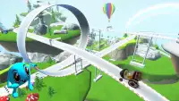 Monster Fun Car Simulaor - 3D free game Screen Shot 2