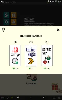 Son Harf | Kelime Türetme Oyunu Screen Shot 15