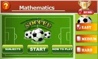 Soccer Math Game Screen Shot 0