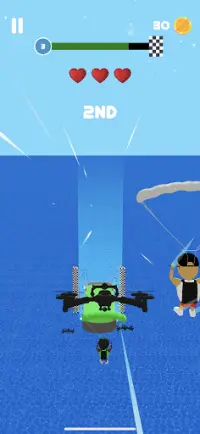 Skydive Racer - Fallschirmspringer Screen Shot 1