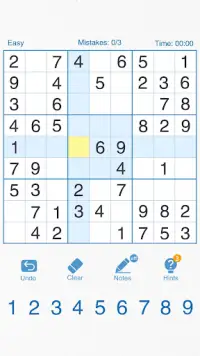 Sudoku-Classic Brain Puzzle Screen Shot 1