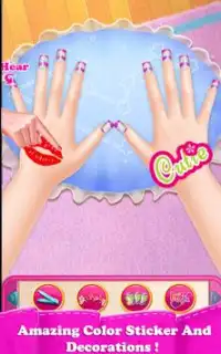 Indian Girl  nail salon Screen Shot 3