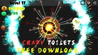 Crazy Toilets: jogo para celular grátis 2019 Screen Shot 1