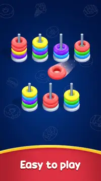 Donut Sort Puzzle: Color Sorti Screen Shot 0