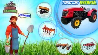 現代のトラクター農業シミュレーター：脱穀機ゲーム Screen Shot 2