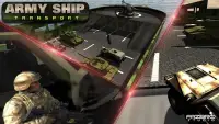 군대 수송 탱크 배 경기 Screen Shot 1