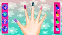 Fábrica de moda de esmalte de uñas: juegos Screen Shot 1