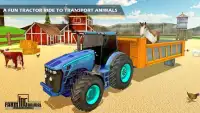 Farm Animal Transport Tractor Screen Shot 0