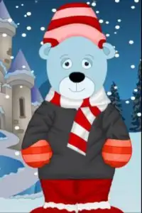 Christmas Bear Dress Up Screen Shot 2