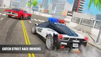 Jeux de voitures de police Screen Shot 3