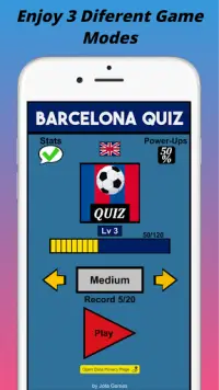 Barcelona Soccer - Quiz Game Screen Shot 1