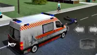 Krankenwagen-Simulationsspiele Screen Shot 2