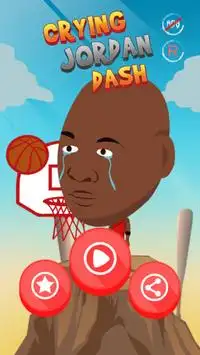 Crying Jordan Dash Screen Shot 0