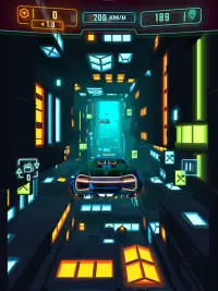 Neon Flytron: Cyberpunk Racer Screen Shot 8