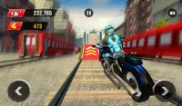 Railroad Bike Race 3D: Subway Moto Ride Screen Shot 8