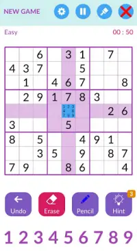 Sudoku puzzle : easy, medium, hard, expert Screen Shot 4