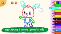 Kids Drawing Games: Animal Coloring Pages Book🐱 Screen Shot 5