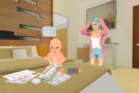 virtual newborns mom: mother simulator family life Screen Shot 1