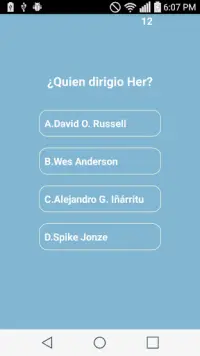 Juego de Trivia-Cine Screen Shot 0