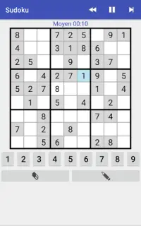 Sudoku - jeu gratuit en français Screen Shot 2