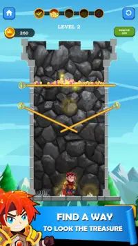 Hero Rescue - Pull The Pin Puzzle Screen Shot 0