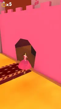 La princesa corre al castillo Screen Shot 3