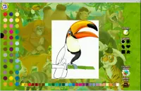 Puzzle coloring Asia Animals Screen Shot 4