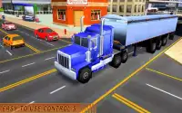 Camion de livraison moderne 3D: Transporter Heavy Screen Shot 11
