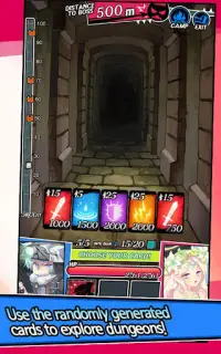 Dungeon&Girls: Card Battle RPG Screen Shot 17