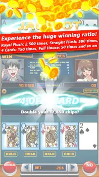 Video Poker :  Battle Poker Screen Shot 3