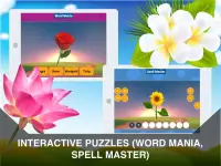 Flowers Puzzles for Kids Screen Shot 7
