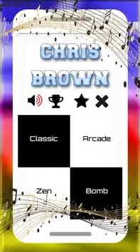 Chris Brown Piano Tiles Screen Shot 0