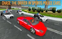 Cảnh sát Xe hơi Đuổi theo Điều khiển Giả lập 3D Screen Shot 0
