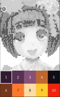Colorier par numéros. Pixel art Screen Shot 4