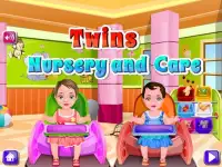 Twins Nursery Baby Games Screen Shot 0
