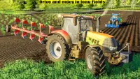 Trator Forragem Arado Farming Sim 2021-Field Drive Screen Shot 2