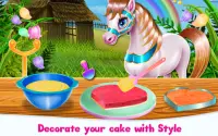 Pony Cooking Rainbow Cake Screen Shot 7
