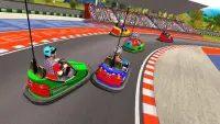 Super Hero Kids Bumper Car Race Screen Shot 1