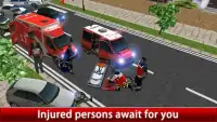 Şehir ambulans kurtarma görev Screen Shot 1