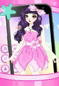 Rose Fairy Girls Dress Up Screen Shot 2