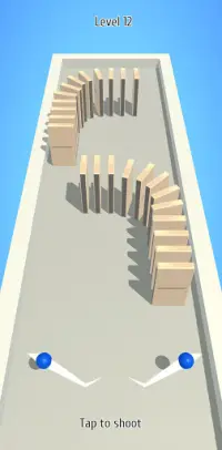 Roll a ball 3d - Domino Smash Screen Shot 2