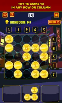 Number puzzle game : Money : Free Screen Shot 3