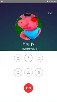 Scary Piggy Granny Fake call Screen Shot 2