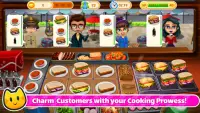 Chef Cat Ava's Food Truck Restaurant Cooking Game Screen Shot 1