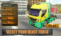 3D Truck Sim Free Roam 2016 Screen Shot 3