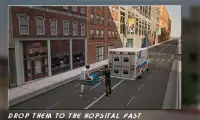 Ambulance driver 3d simulator Screen Shot 2